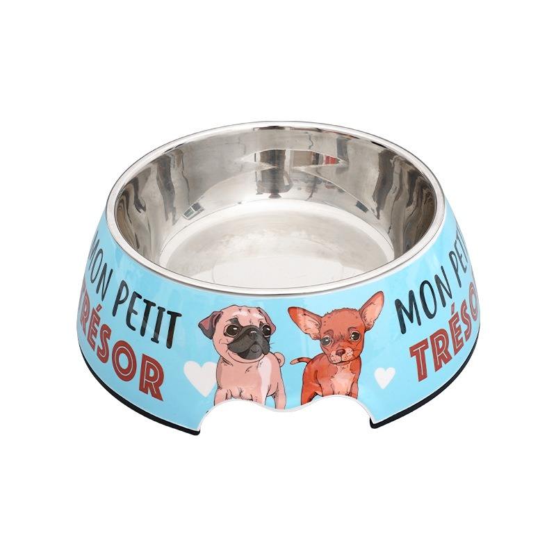 Pet Item Oda Stainless Steel Dog Bowl with Non-Slip Base