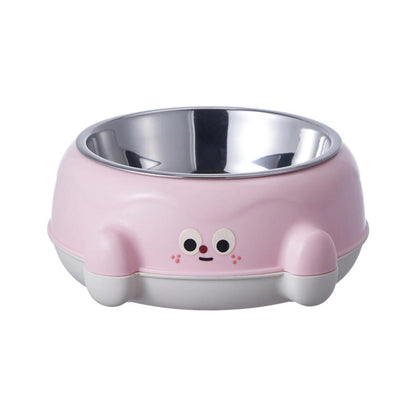 Pet Item Oda Stainless Steel Pet Bowl for Dogs & Cats, Anti-Slip