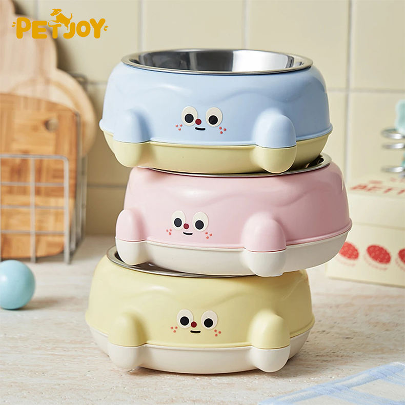 Pet Item Oda Stainless Steel Pet Bowl for Dogs & Cats, Anti-Slip