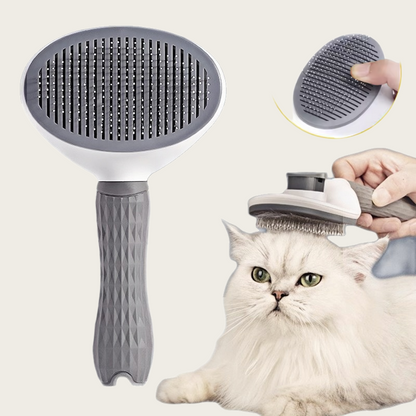 Pet Item Oda Self-Cleaning Pet Grooming Brush for Dogs & Cats