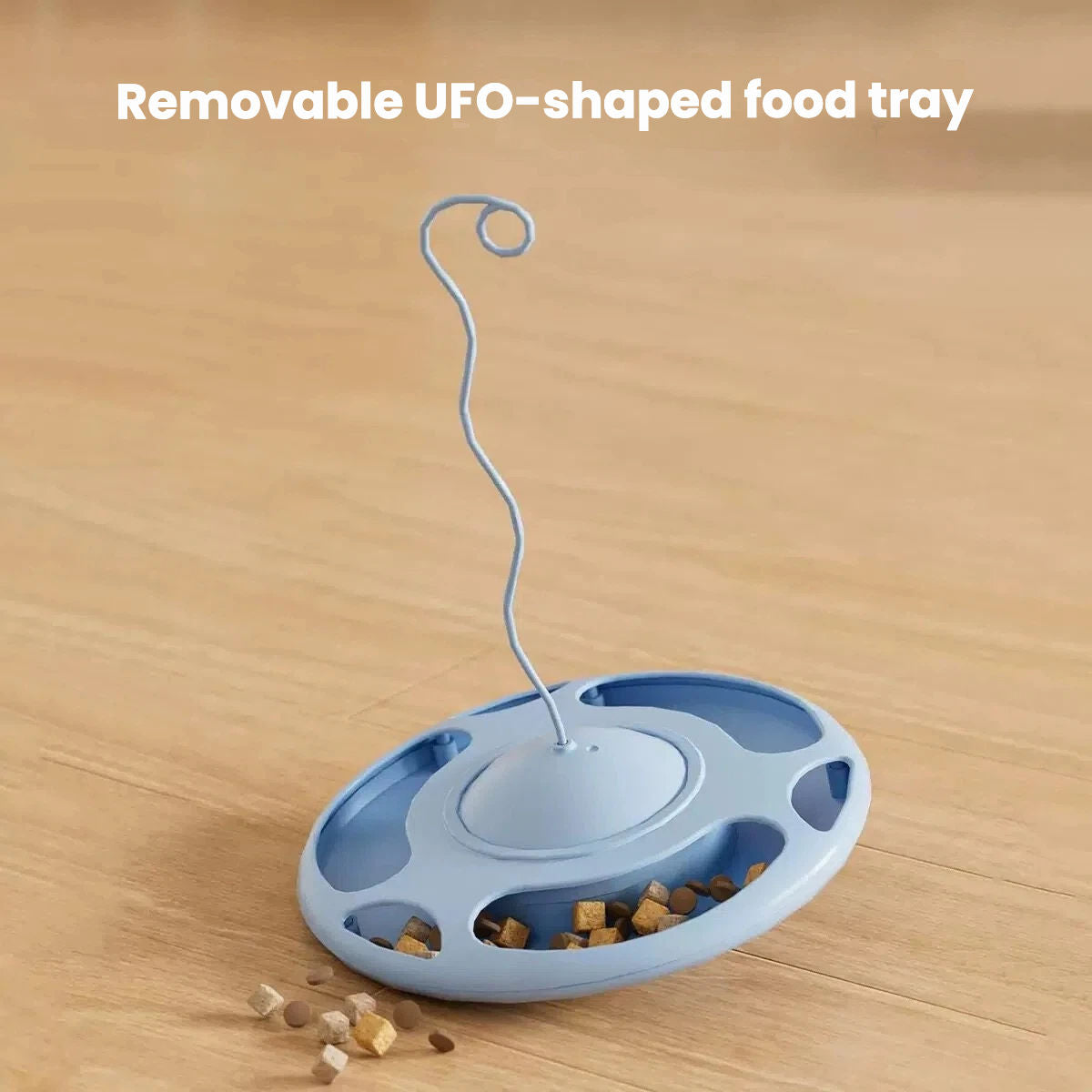 Pet Item Oda Interactive Spinning Cat Toy with Treat Dispenser