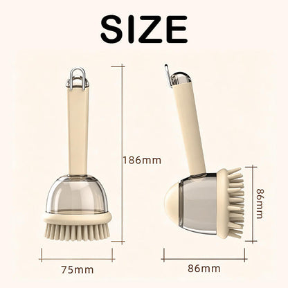 Pet Item Oda Pet Bath Brush with Shampoo Dispenser for Dogs Cats