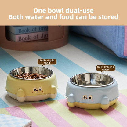 Pet Item Oda Stainless Steel Pet Bowl for Dogs & Cats, Anti-Slip