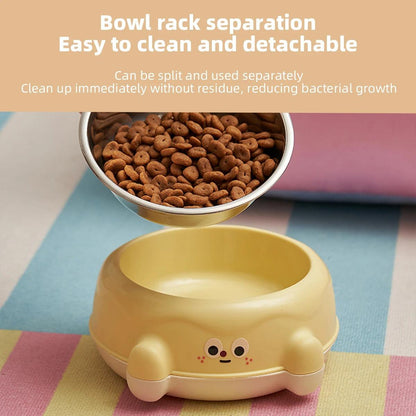 Pet Item Oda Stainless Steel Pet Bowl for Dogs & Cats, Anti-Slip