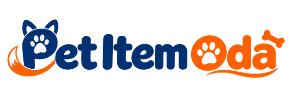 Pet Item Oda pet store logo with dog and cat paw print
